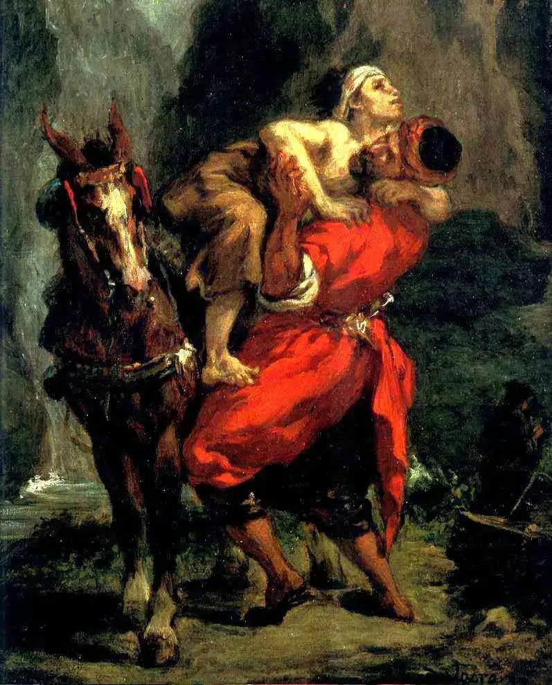 Den gode samaritan - Eugène Delacroix