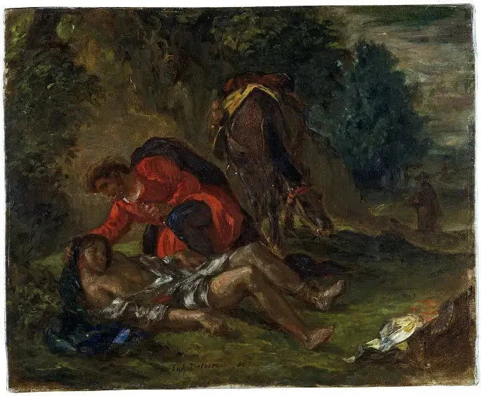 Den gode samaritan - Eugène Delacroix