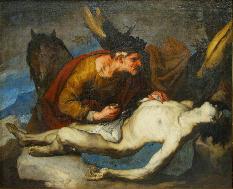 Den gode samaritan - Luca Giordano