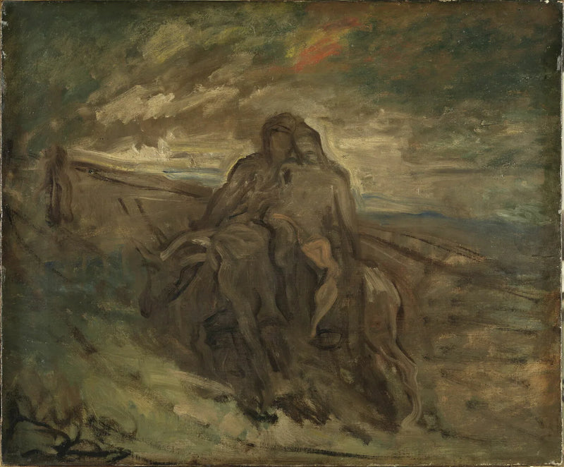 Den gode samaritan - Théodore Chassériau