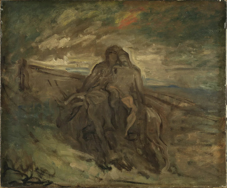 Den gode samaritan - Théodore Chassériau