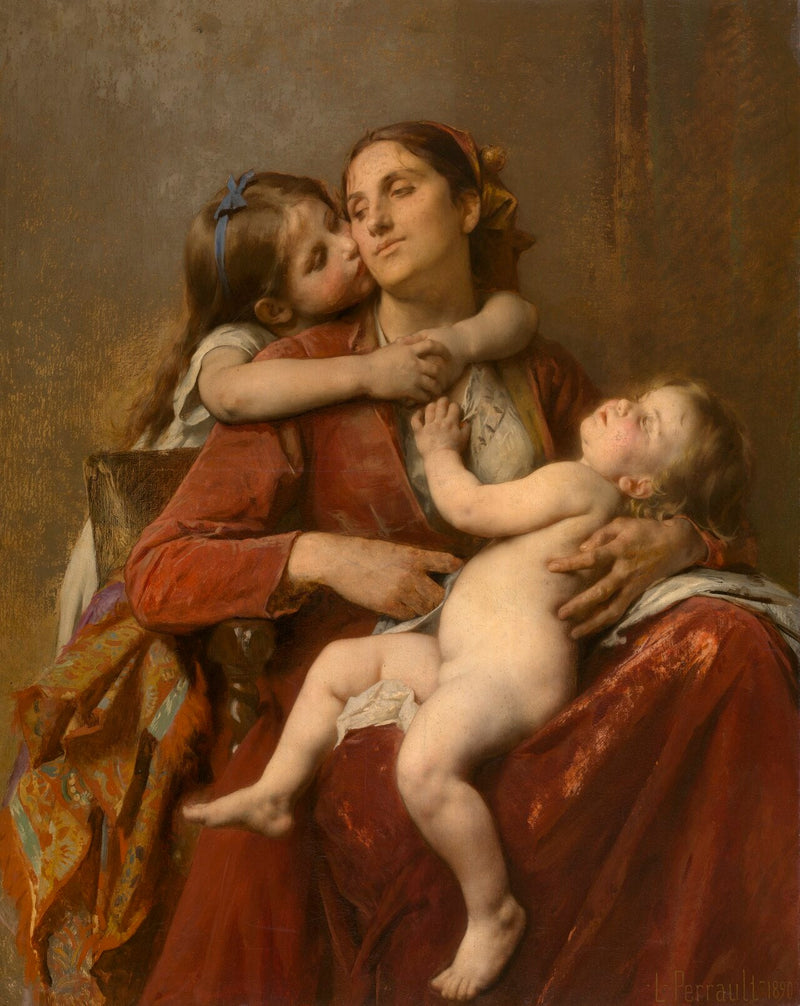 Le bonheur maternel - Léon Perrault
