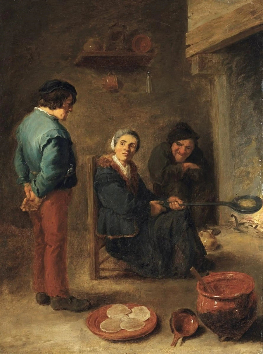 Crêpebageren - David Teniers den Yngre