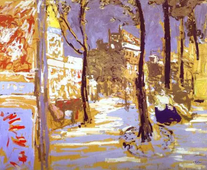 Le Boulevard des Battignolles - Édouard Vuillard