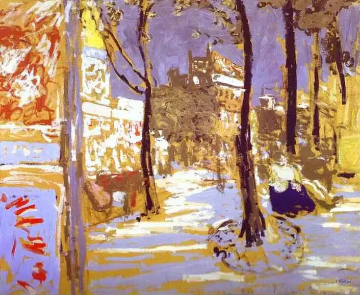 Le Boulevard des Battignolles - Édouard Vuillard