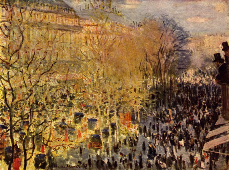 Boulevard des Capucines - Claude Monet