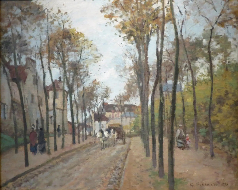 Boulevardet ved Fossés, Pontoise - Camille Pissarro