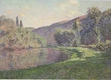 Le Bras de Jeufosse, eftermiddagseffekt - Claude Monet