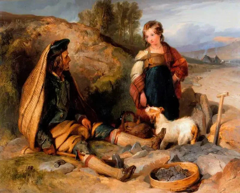 Le briseur de pierres og hans datter - Edwin Henry Landseer