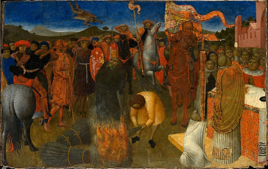 Den hedenske brænding - Stefano di Giovanni (Sassetta)
