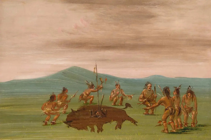 Den medicinske bøffel fra Sioux - George Catlin