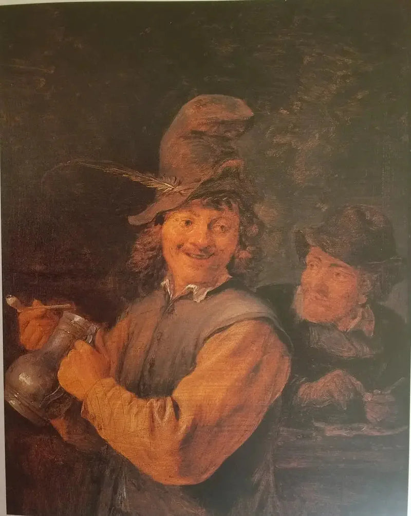 Den drikkende ryger - David Teniers den Yngre