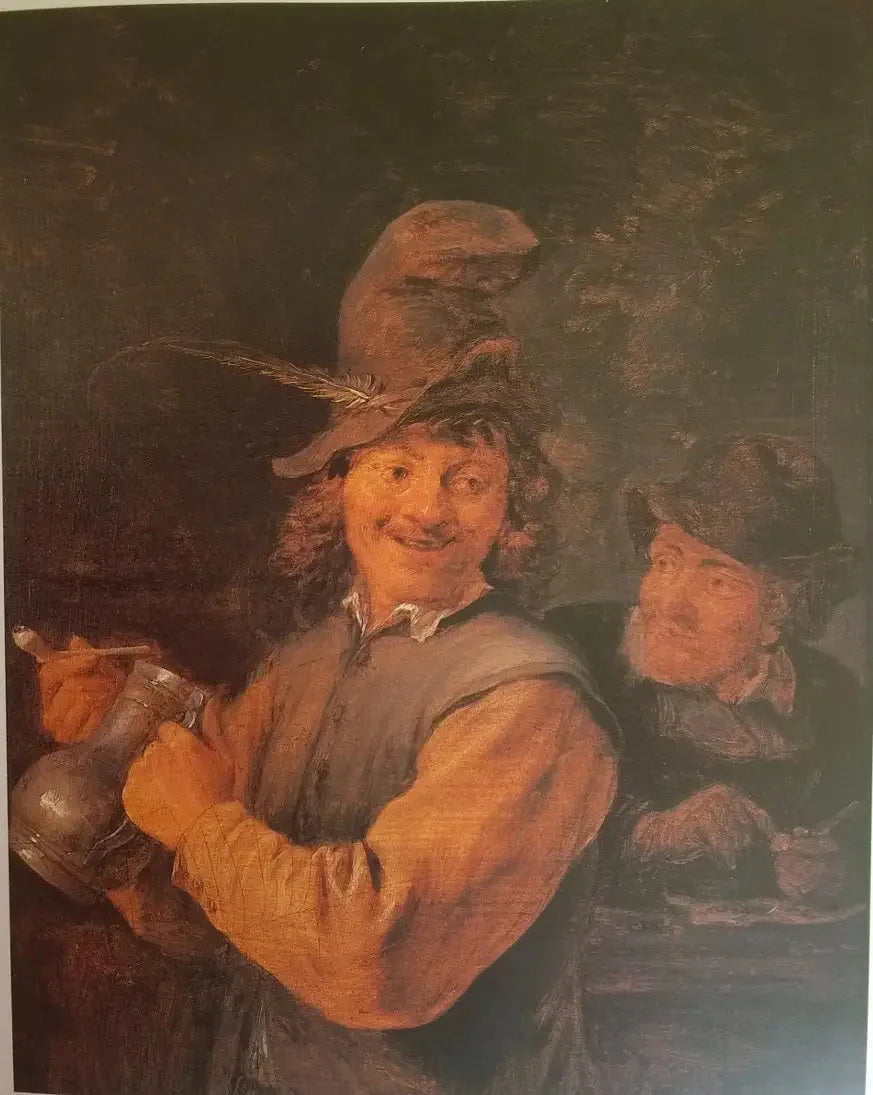 Den drikkende ryger - David Teniers den Yngre