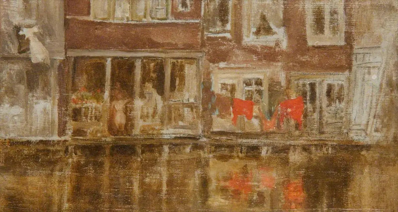 Amsterdams kanal - James Abbott McNeill Whistler