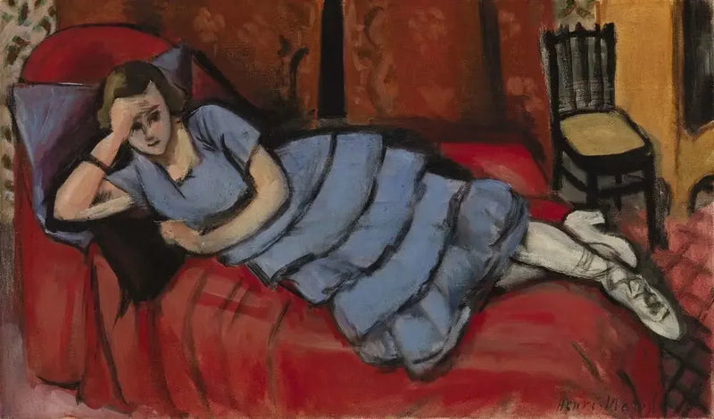 Den Røde Sofa (Den Røde Sofa) - Henri Matisse