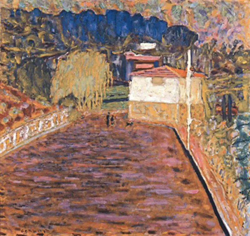 Le Cannet, den lyserøde vej - Pierre Bonnard