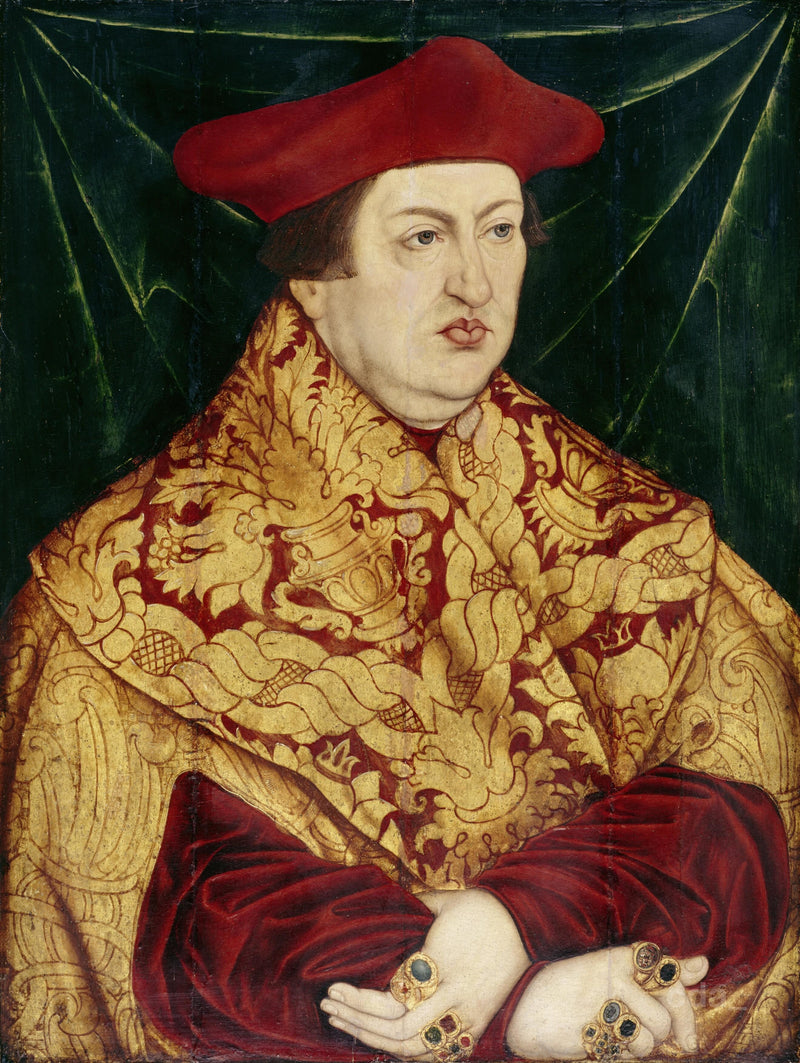 kardinal Albert af Brandenburg - Lucas Cranach den Ældre