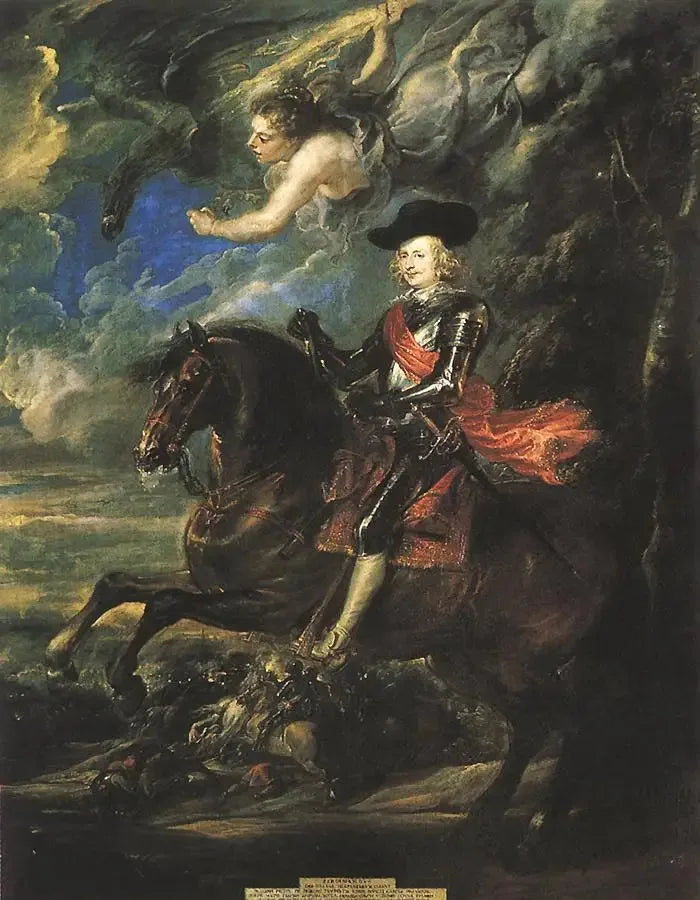 Kardinal-barnet Don Fernando d'Autriche, ved slaget ved Nördlingen - Peter Paul Rubens
