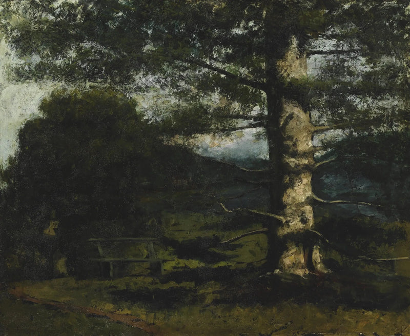 Le Cèdre d'Hauteville - Gustave Courbet