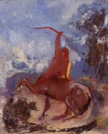 Minotauren med buen - Odilon Redon