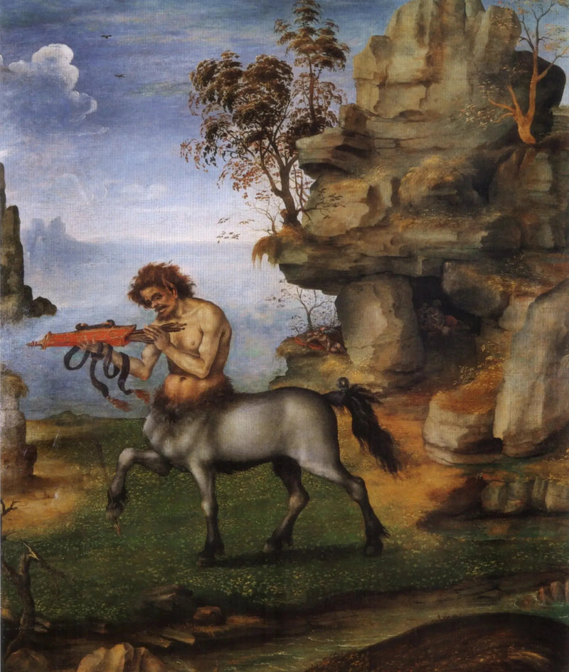 Den sårede centaur (bagside: Venus' fødsel?) - Filippino Lippi