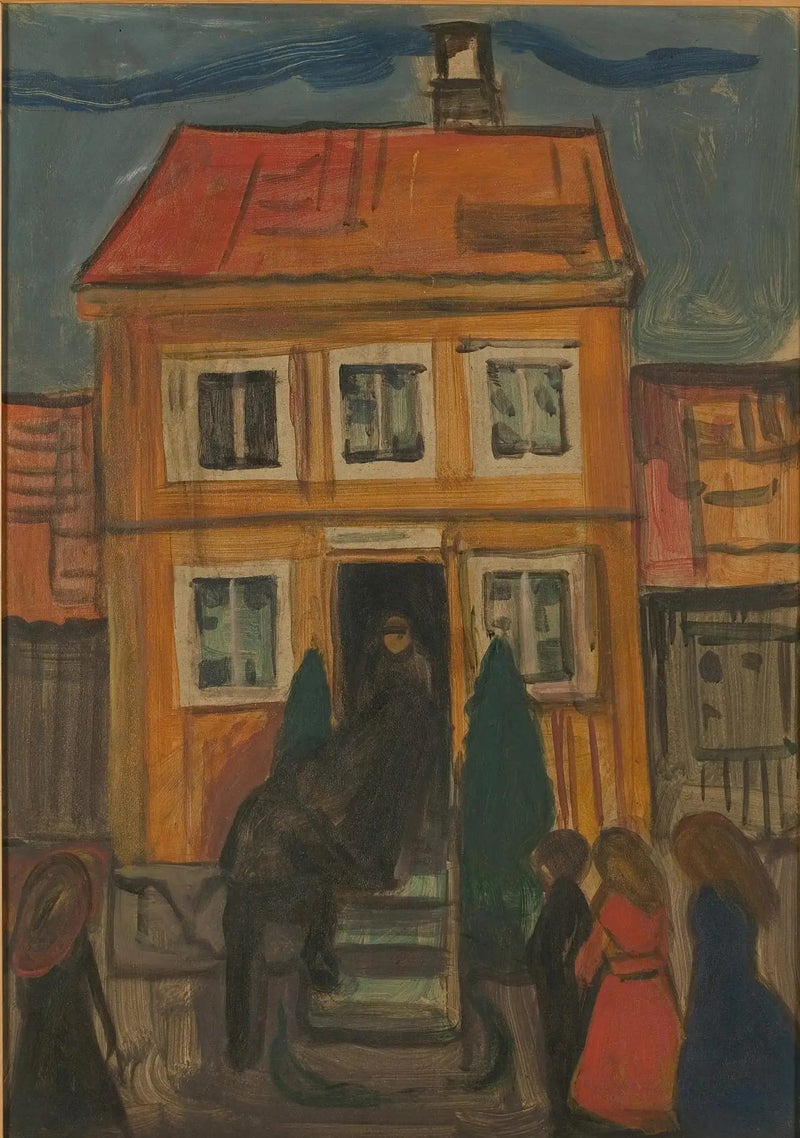 Kisten bliver taget - Edvard Munch