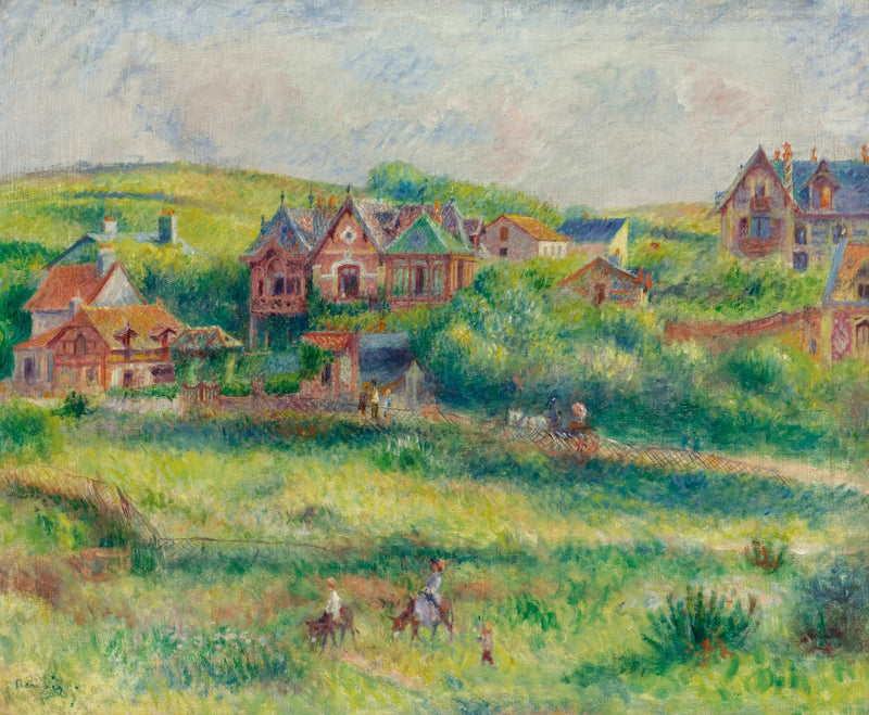 Blanches Piersons chalet i Pourville - Pierre-Auguste Renoir