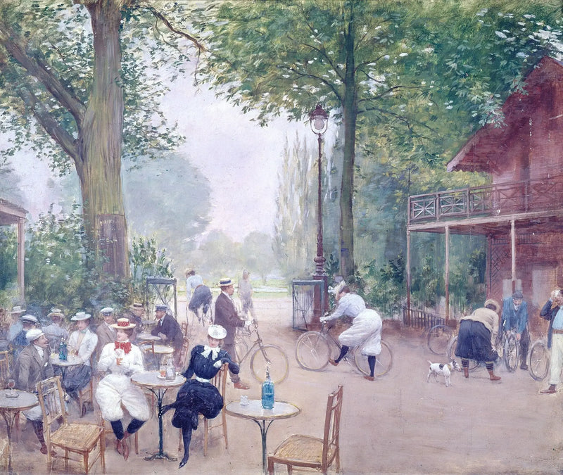 Chaletet fra cyklen ved Bois de Boulogne - Jean Béraud