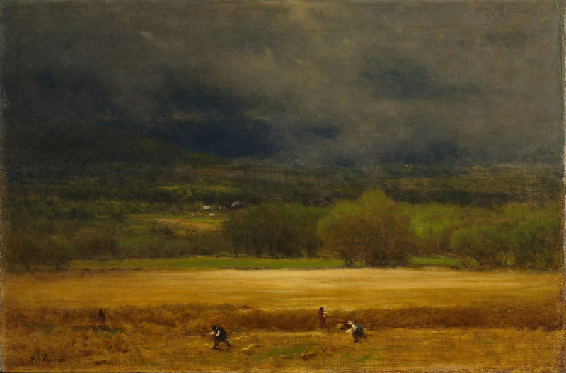 Hvede mark - George Inness