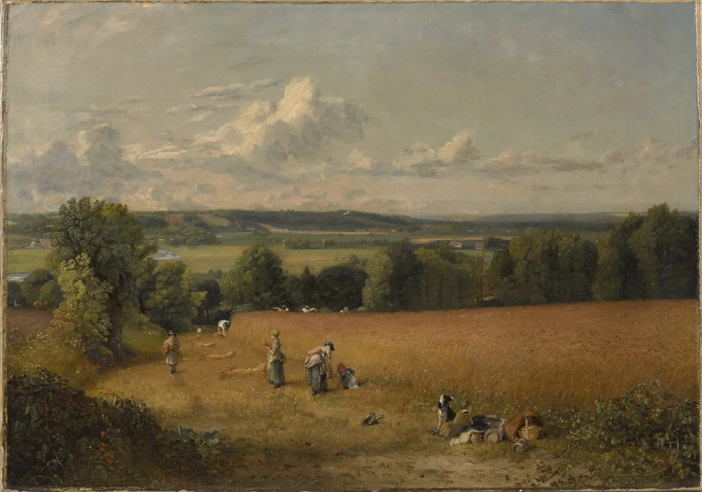 Le champ de blé - John Constable image 1 reproduction artisanale de tableau
