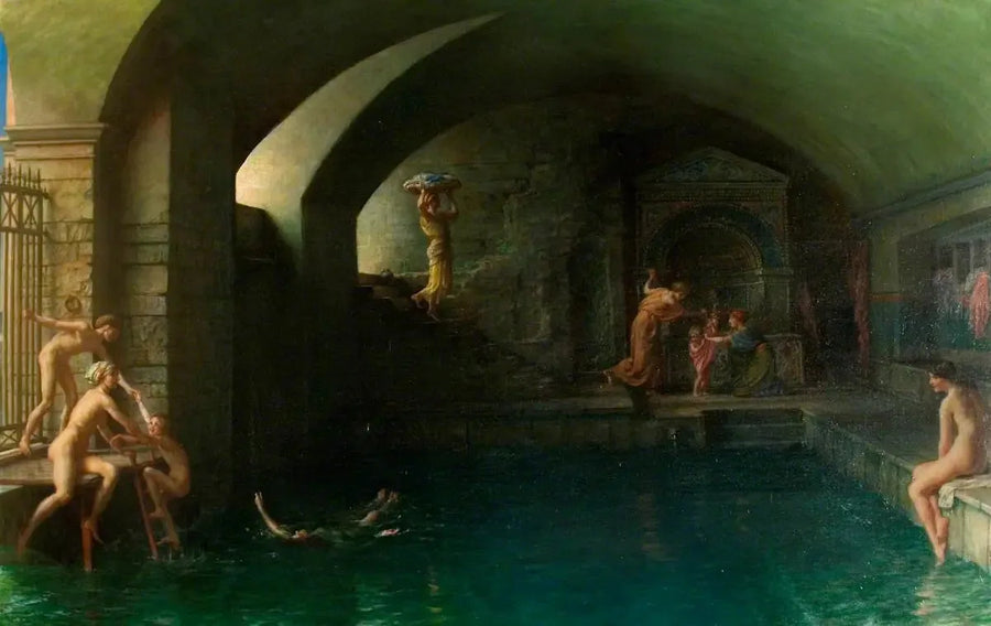Le champion svømmer - Edward Poynter