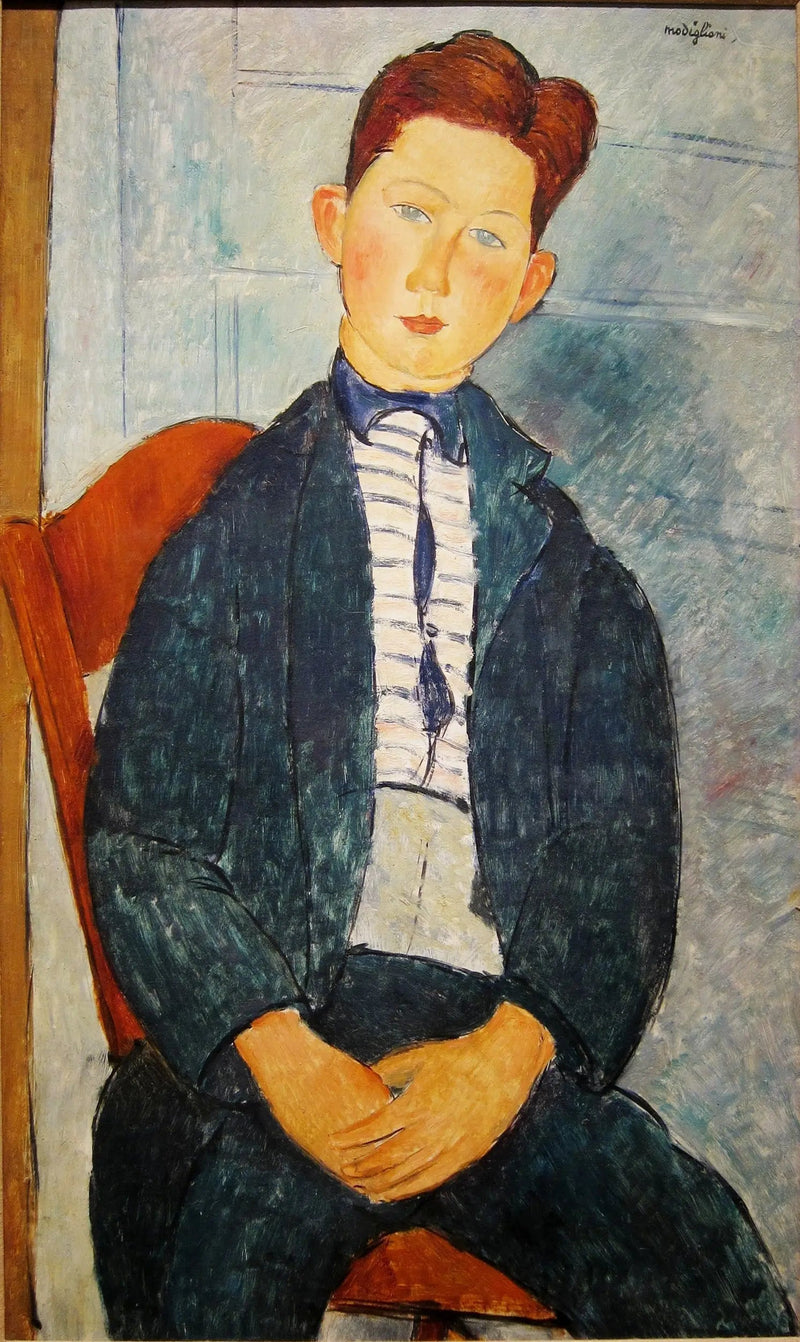 Den stribede trøje - Amedeo Modigliani