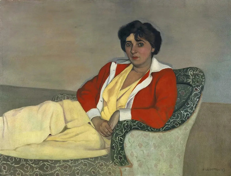 Den røde sweater - Félix Vallotton