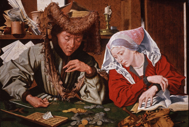 Møntvaskeren og hans kone - Marinus van Reymerswale
