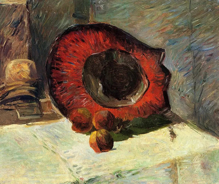 Den røde hat - Paul Gauguin