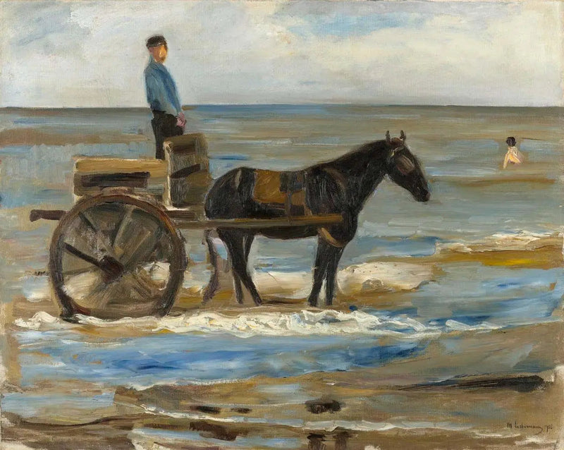 Redningsmandens vogn - Max Liebermann