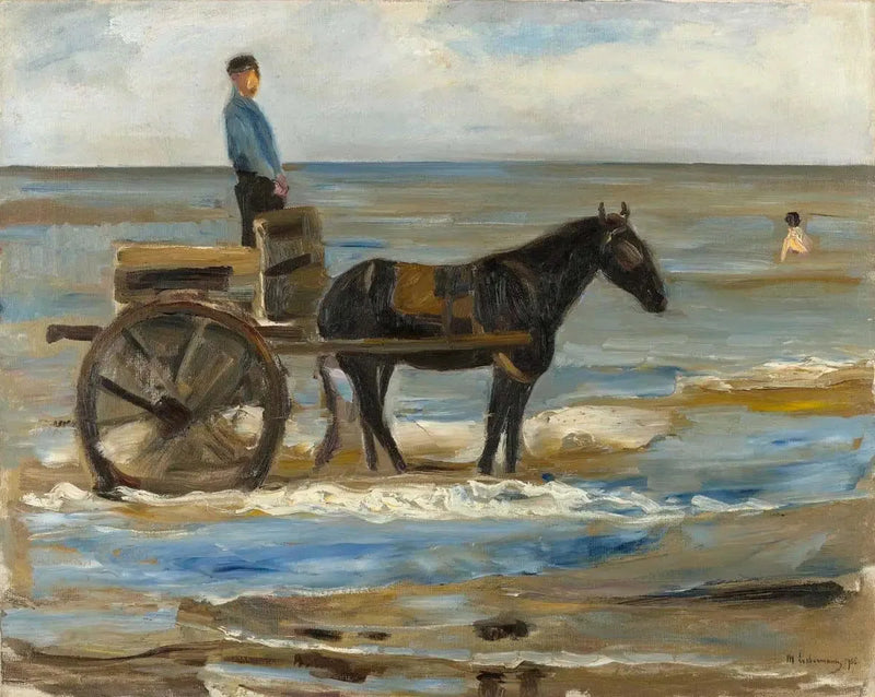 Redningsmandens vogn - Max Liebermann
