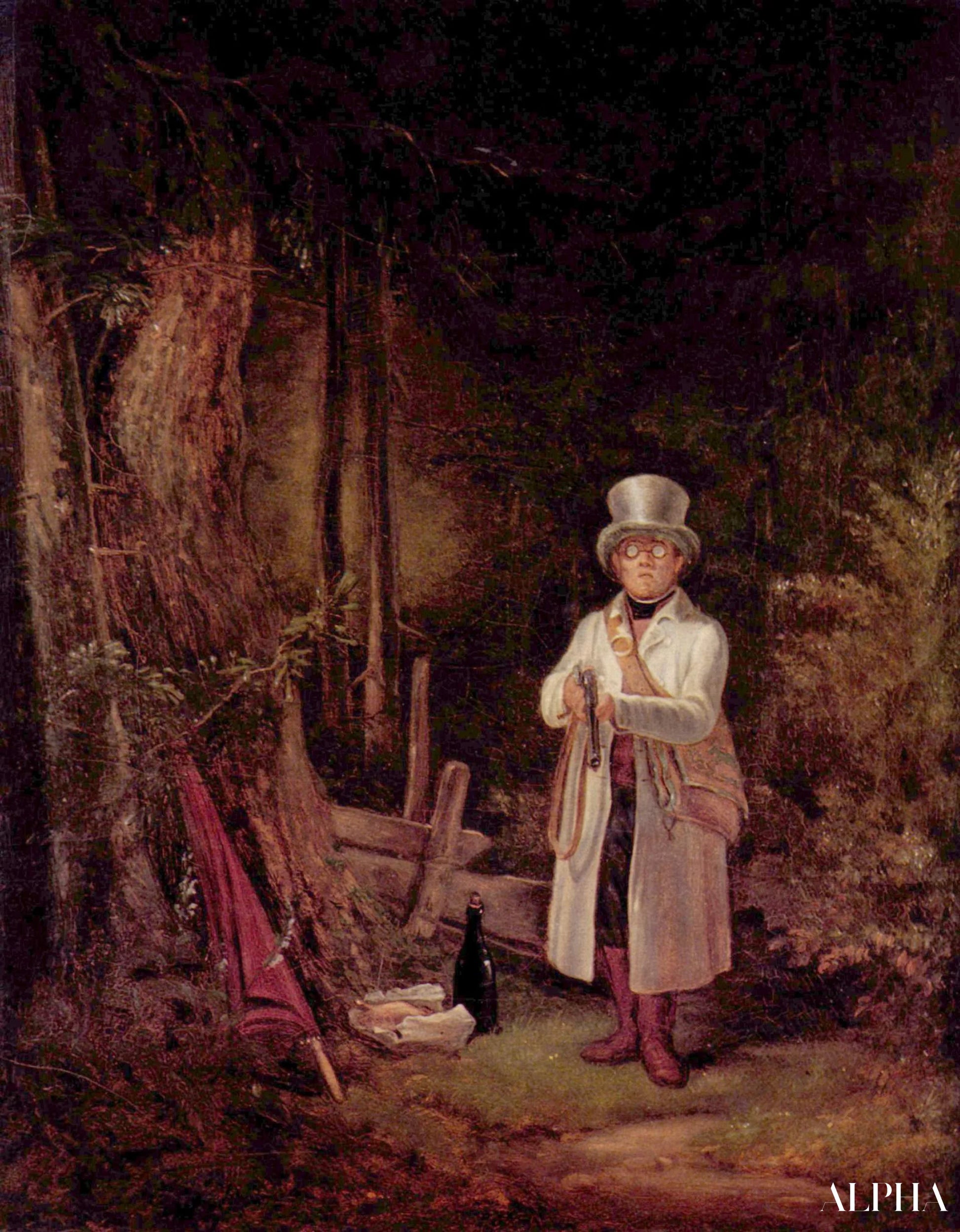 Søndag Jæger - Carl Spitzweg - Reproduktioner af malerier og højkvalitets malerier