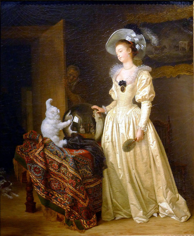 Angora-katten - Jean-Honoré Fragonard