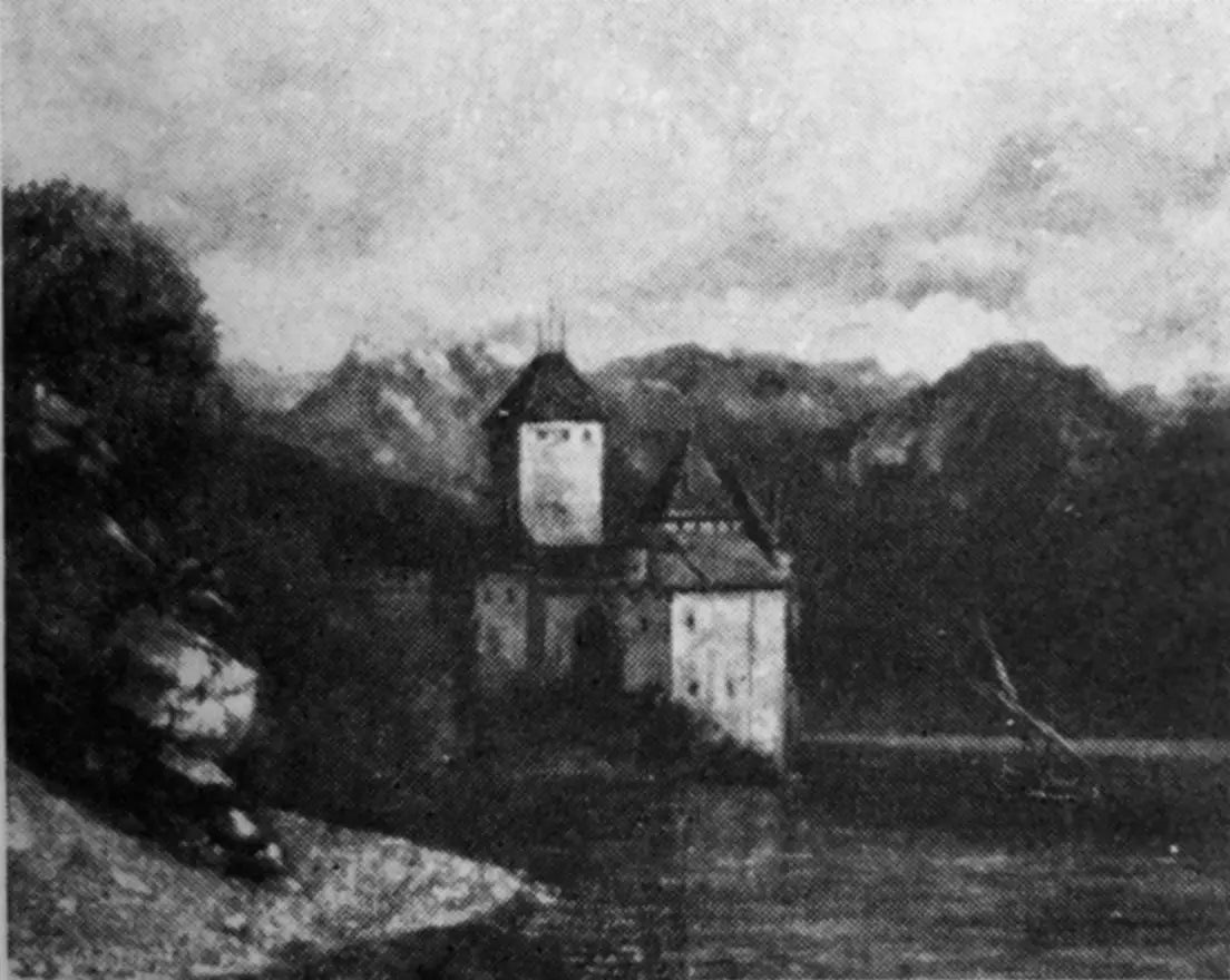 Le Château de Chillon - Gustave Courbet image 1 tableau peint à l’huile sur toile