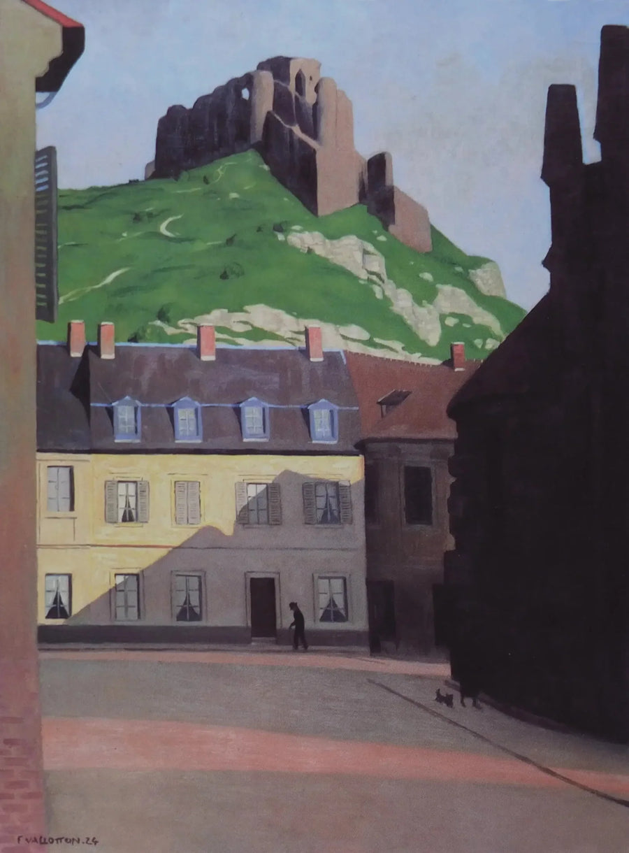Le Château Gaillard og Place des Andelys - Félix Vallotton