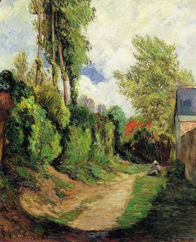 Den Hule Vej - Paul Gauguin