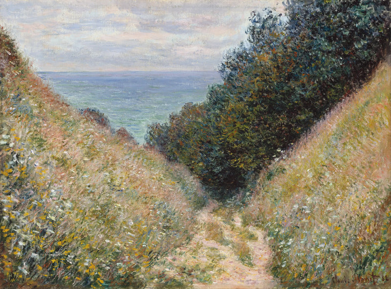 Vejen til La Cavée, Pourville - Claude Monet