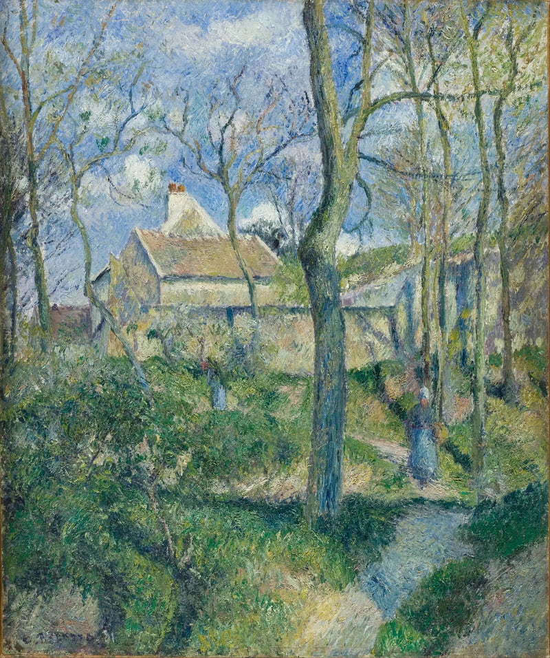 De fattiges vej, Pontoise - Camille Pissarro