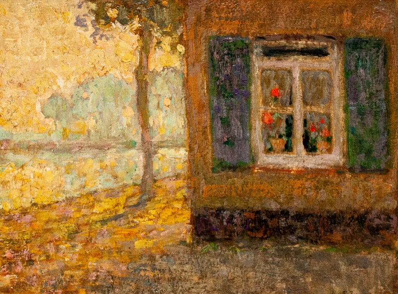 Kanalsystemets vej i Gravelines - Henri Le Sidaner
