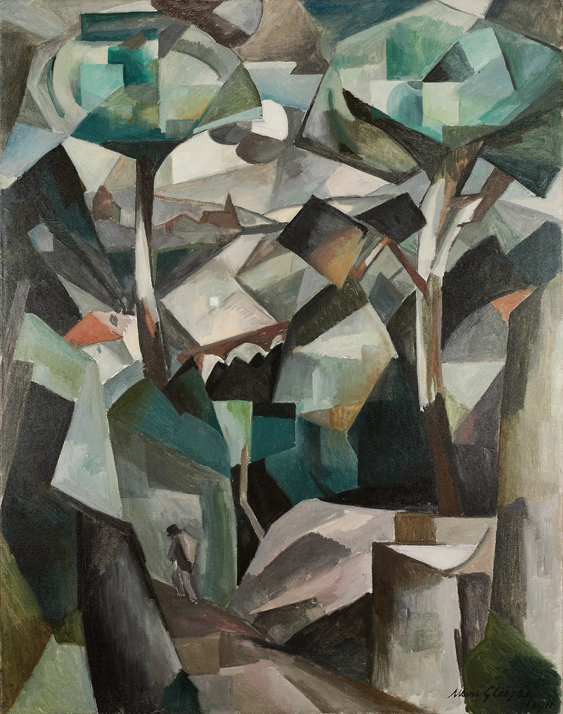 Le Chemin, Landskab ved Meudon - Albert Gleizes