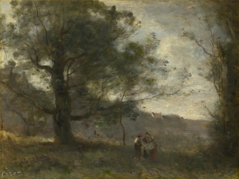 Egget i dalen - Jean-Baptiste Camille Corot
