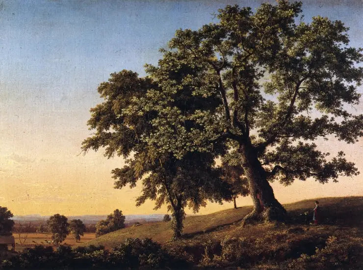 Egtræet fra Charte - Frederic Edwin Church