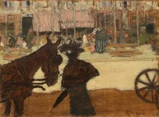 Droskibestyrerens hest - Pierre Bonnard