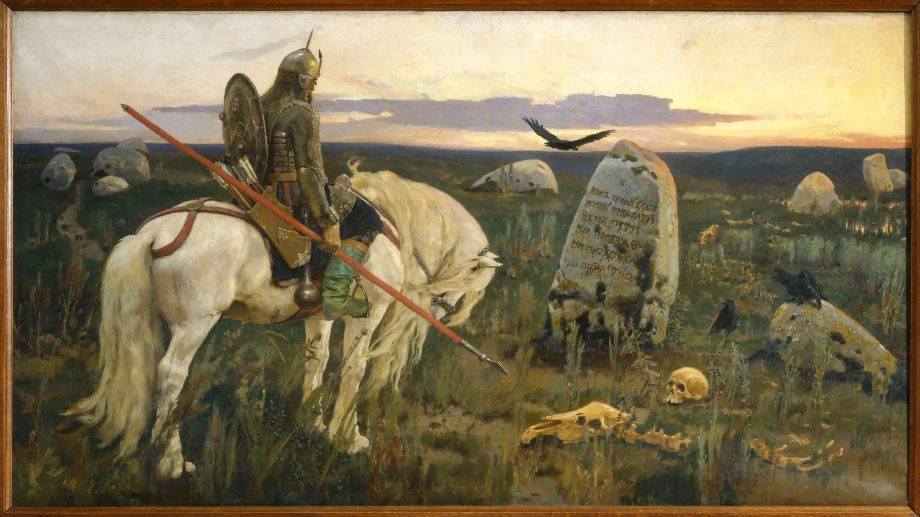 Le Chevalier à la croisée des chemins - Viktor Vasnetsov - Alpha Reproduction